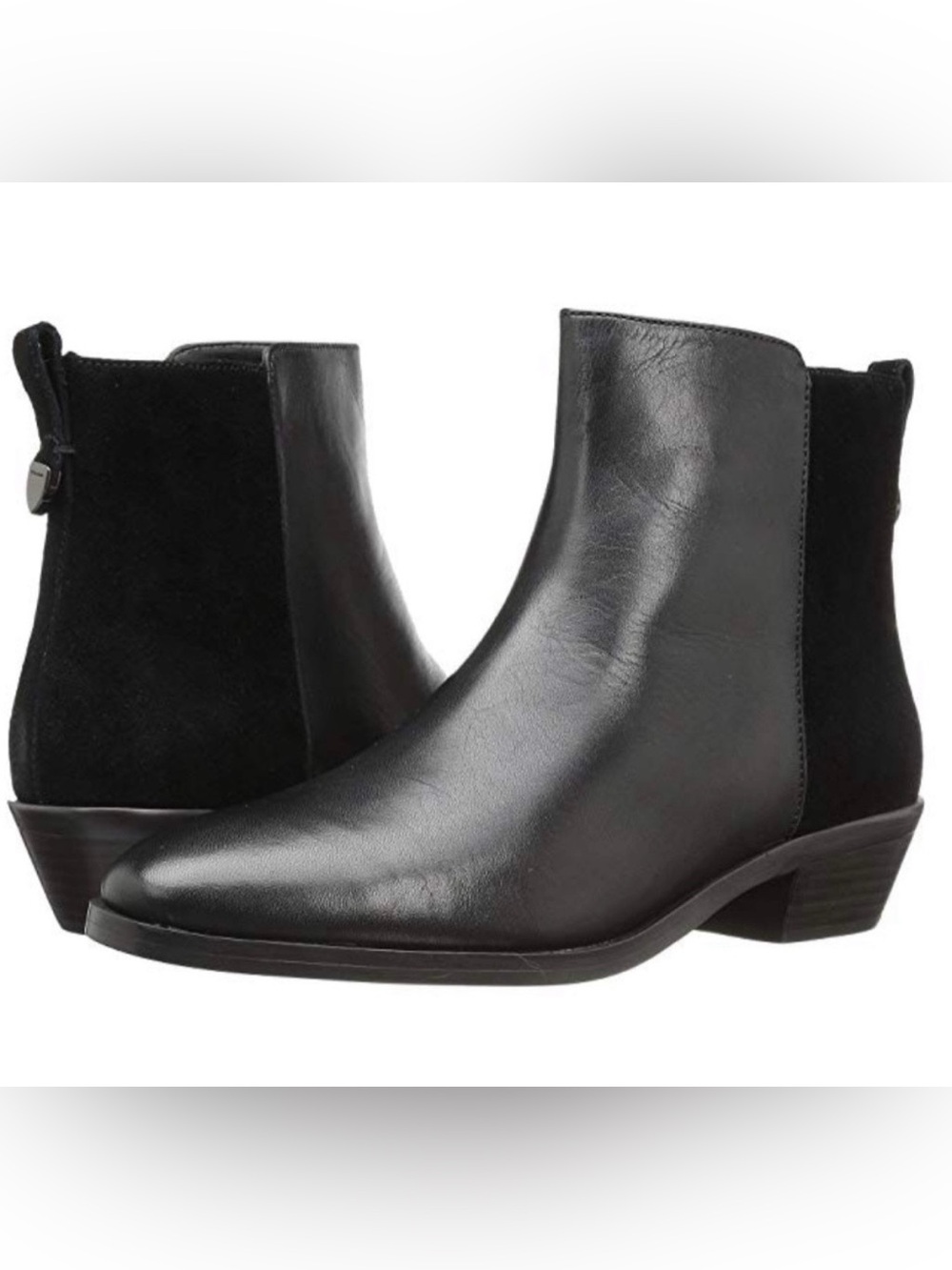 Coach Carmen Booties semi matte calf suede size 8 with box